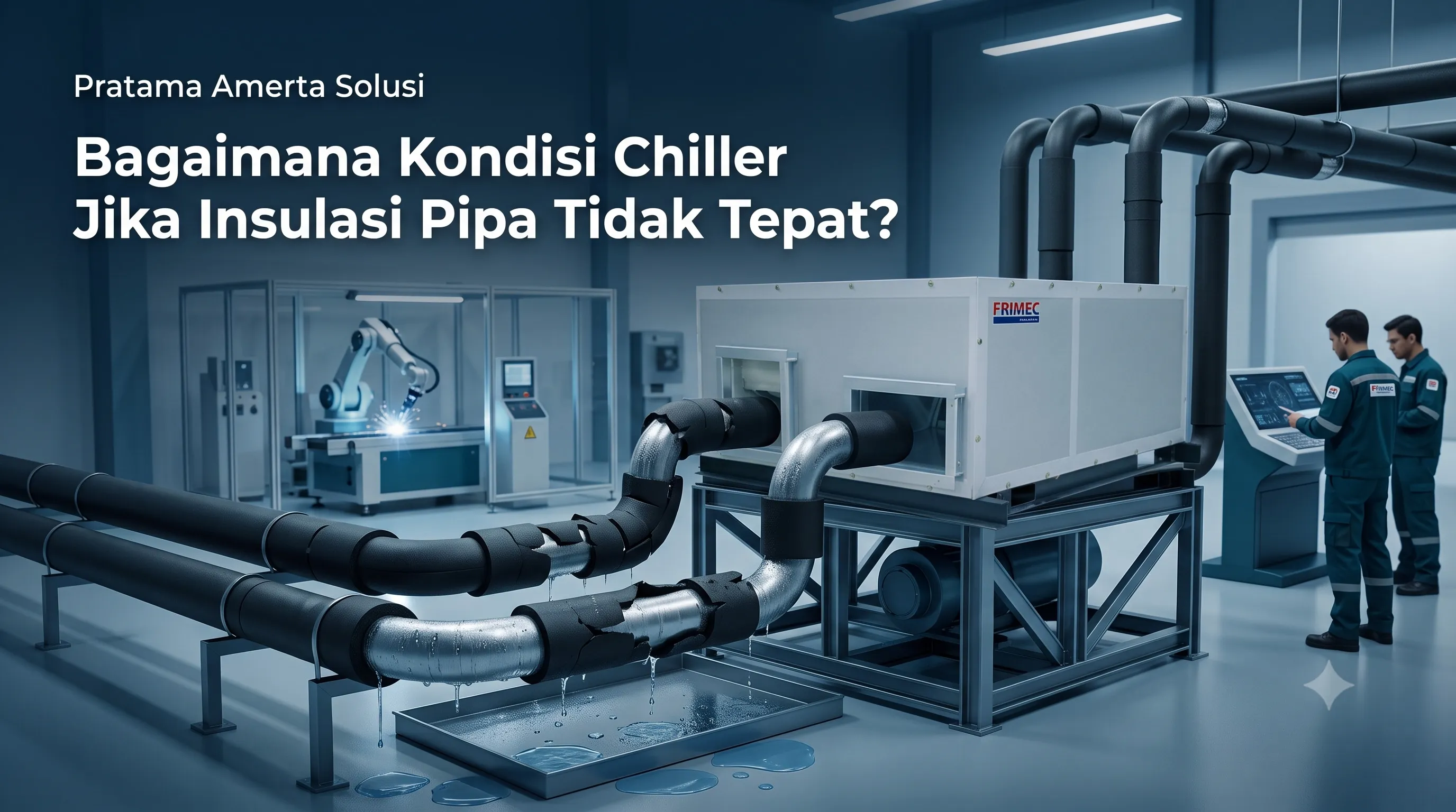 Bagaimana Kondisi Chiller Jika Insulasi Pipa Tidak Tepat?