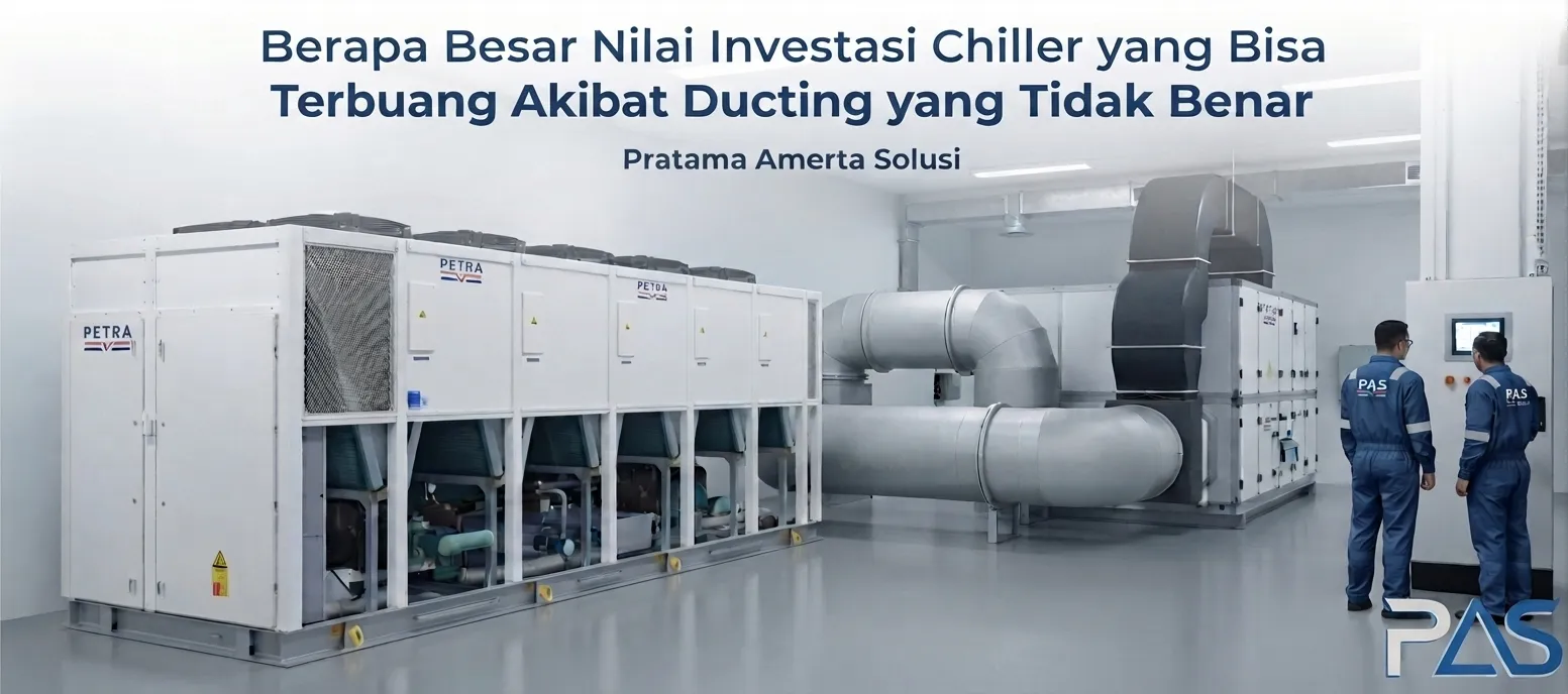 Berapa Besar Nilai Investasi Chiller yang Bisa Terbuang Akibat Ducting yang Tidak Benar