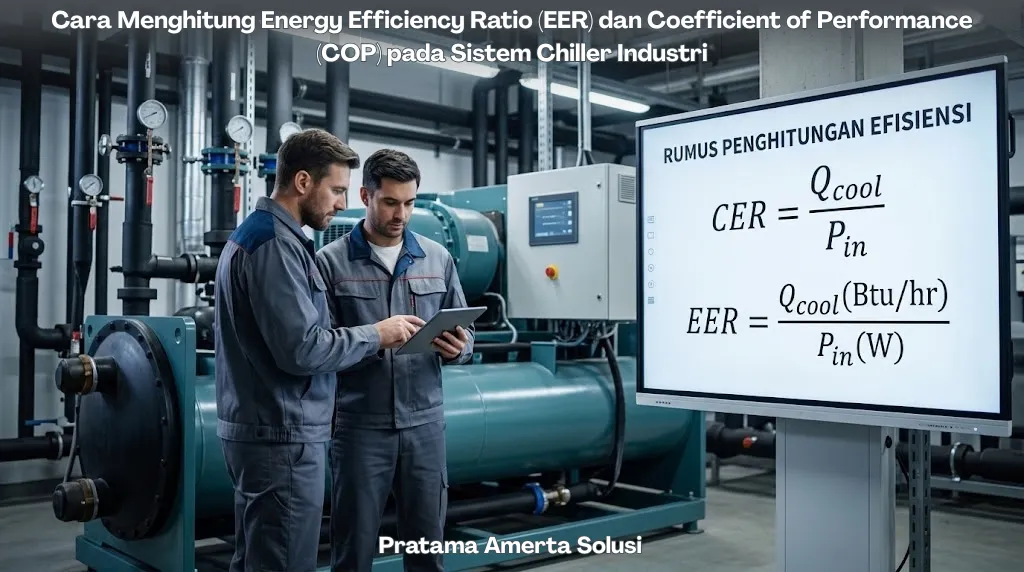Cara Menghitung Energy Efficiency Ratio (EER) dan Coefficient of Performance (COP) pada Sistem Chiller Industri