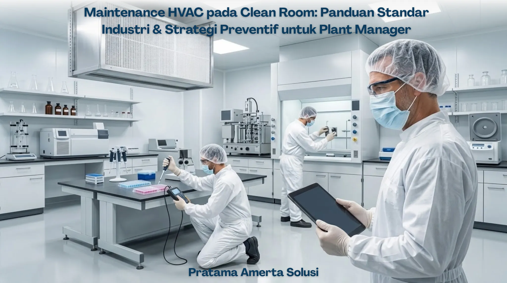 Maintenance HVAC pada Clean Room: Panduan Standar Industri & Strategi Preventif untuk Plant Manager
